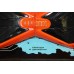 Razor Blade - Orange / Black 6.5 Inch